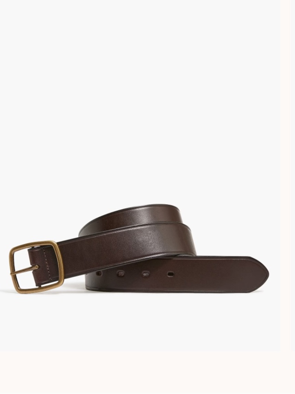 J crew Wide leather belt dark brown 36 - Picture 1 of 4